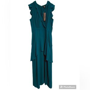 PARKER***Green Long Evening Dress**Size 14 $398